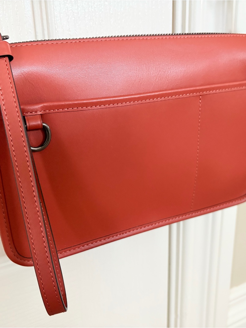 Coach Leather Wristlet Clutch Crossbody - Picture 6 of 6